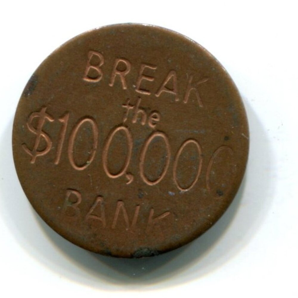 Great Britain TV Game Money Token (b684-12)